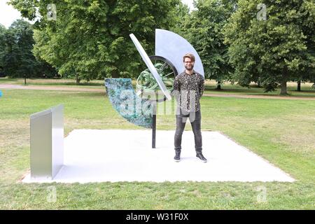 Serpentine Gallery .Kudsk Steensen décerné Serpentine inaugurale commision architecture augmentée en collaboration avec google Arts & culture et Sir David Adjaye OBE 11 Juillet 2019 Banque D'Images