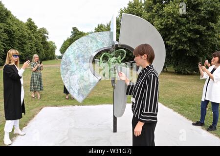 Serpentine Gallery .Kudsk Steensen décerné Serpentine inaugurale commision architecture augmentée en collaboration avec google Arts & culture et Sir David Adjaye OBE 11 Juillet 2019 Banque D'Images