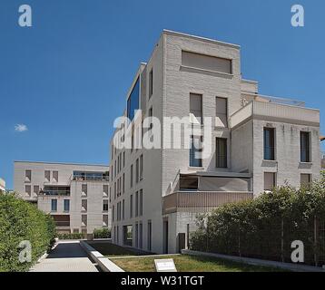 L'architecture à Stuttgart Weissenhofsiedlung nom du célèbre architecte Ludwig Mies van der Rohe Banque D'Images