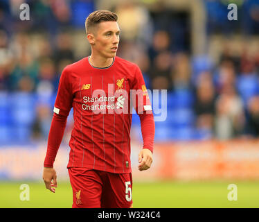 Birkenhead, Wirral, UK. 11 juillet 2019 ; Prenton Park Tranmere,, Angleterre ; l'avant-saison friendly football, Liverpool contre Tranmere ; Harry Wilson de Liverpool regarde jouer Crédit : Action Plus de Sports/Alamy Live News Banque D'Images