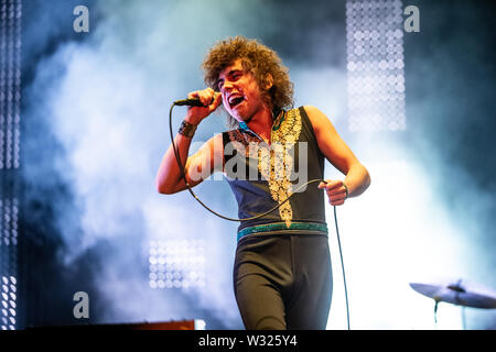 Bologna Italie 10 juillet 2019 Greta Van Fleet live à la Bologna Sonic Park © Roberto Finizio / Alamy Banque D'Images