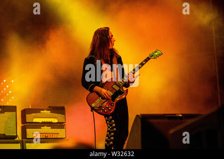 Bologna Italie 10 juillet 2019 Greta Van Fleet live à la Bologna Sonic Park © Roberto Finizio / Alamy Banque D'Images