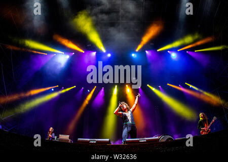 Bologna Italie 10 juillet 2019 Greta Van Fleet live à la Bologna Sonic Park © Roberto Finizio / Alamy Banque D'Images