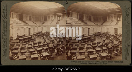 Du Sénat, dans le Capitole, célèbre scène de débats, Washington, par Underwood & Underwood Banque D'Images