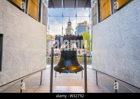 Philadelphie, Pennsylvanie, USA à la Liberty Bell. Banque D'Images