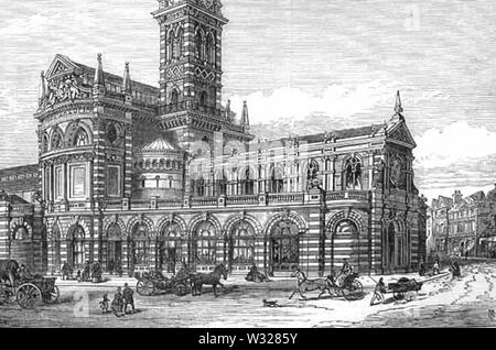 Shrewsbury Corn Exchange et Halle Banque D'Images