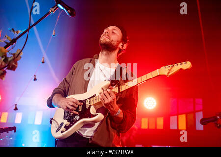 Bergen, Norvège - Juin 13th, 2019. Novo Amor effectue un concert live au cours de la fête de la musique 2019 Bergenfest norvégien de Bergen. (Photo crédit : Gonzales Photo - Jarle H. MEO). Banque D'Images