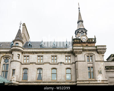 Style classique par James Burn, Aberdeen sheriff court, Castle Street, Aberdeen, Écosse, Royaume-Uni Banque D'Images