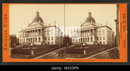 State House, Boston, Mass, en Soule, John P, 1827-1904 4 Banque D'Images