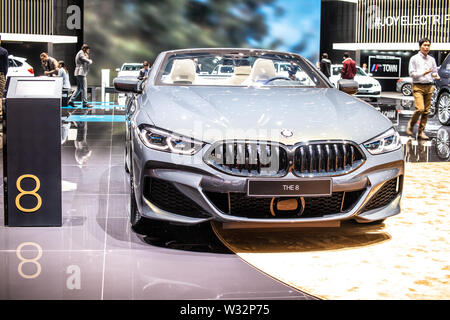 Genève, Suisse, mars 2019 La BMW Série 8 Cabrio 840d, Genève International Motor Show, 8-class cabriolet voiture fabriquée et commercialisée par BMW Banque D'Images