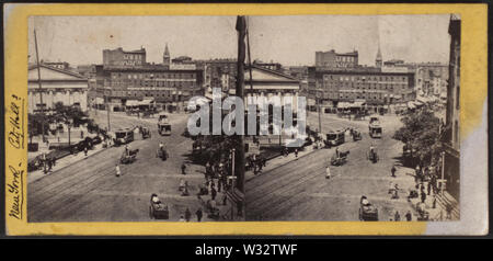 La jonction de Chatham et du Centre, de l'impression Sts House Square, par E & HT Anthony (Entreprise) Banque D'Images