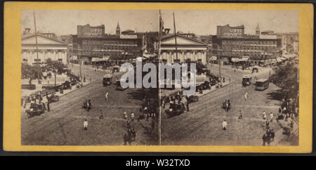 La jonction de Chatham et du Centre, de l'impression Sts House Square, par E & HT Anthony (Entreprise) 4 Banque D'Images