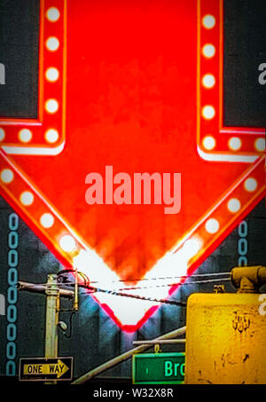 Vers le bas Banque D'Images