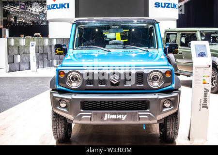 Genève, mars 2019 toutes les nouvelles Suzuki Jimny 4e gen, Genève International Motor Show, JB74 Sierra Jimny mini vus hors route faite par le Japonais Suzuki Banque D'Images