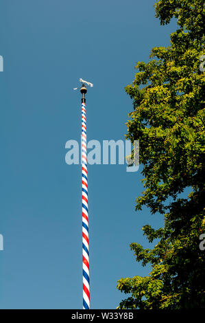 L'arbre de mai, Welford-sur-Avon, dans le Warwickshire, Royaume-Uni Banque D'Images