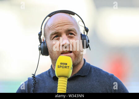 11 JUILLET 2019 , KCOM Stadium, Hull, Angleterre ; Betfred Super League, Round 21, Hull FC vs London Broncos ; l'entraîneur-chef Danny Ward of London Broncos Crédit : Mark Cosgrove/News Images Banque D'Images