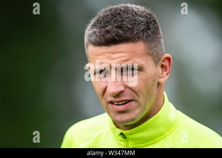 Opalenica, Pologne. 12 juillet, 2019. OPALENICA, 12-07-2019, l'Eredivisie néerlandaise de football, saison 2019/2020,, trainingcamp, Vitesse dvd Bryan Linssen durant la formation en Pologne : Crédit Photos Pro/Alamy Live News Banque D'Images