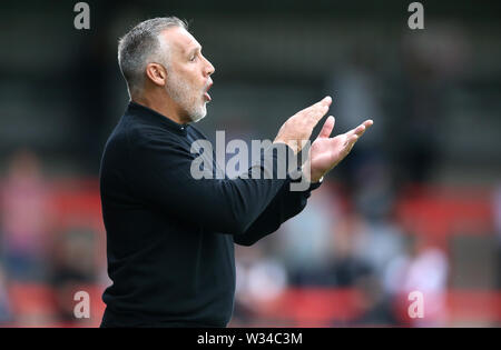 Kidderminster Harriers manager John Pemberton Banque D'Images