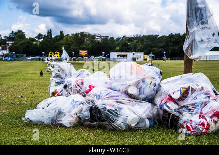 Londres, Royaume-Uni. 12 juillet, 2019. Foutaise mensonges n Winbledon Park à jour 11 au tennis de Wimbledon 2019 à Londres. Crédit : Frank Molter/Alamy Live News Banque D'Images