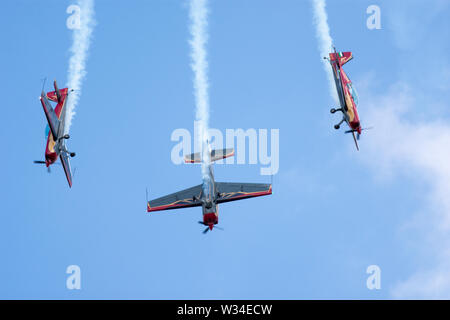 Royal Jordanian Falcons Shuttleworth Collection juillet 2019 Spectacle aérien militaire Banque D'Images