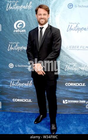 Los Angeles, CA, USA. 09 juillet 2019. Aaron Leiber aux arrivées de Bethany Hamilton : Premiere imparable, ArcLight Hollywood, Los Angeles, CA, le 9 juillet 2019. Credit : Priscilla Grant/Everett Collection/Alamy Live News Banque D'Images