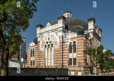 La Synagogue, Sofia, Bulgarie Banque D'Images