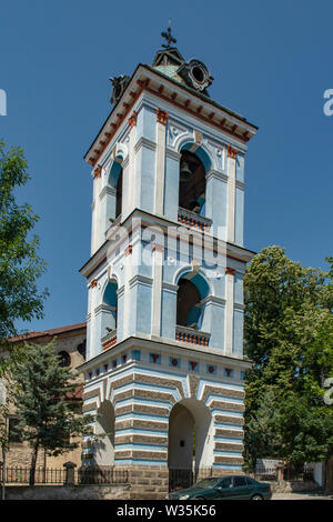 Clocher de l'Église orthodoxe orientale, Karlovo, Bulgarie Banque D'Images