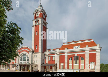 La gare centrale, à Varna, Bulgarie Banque D'Images