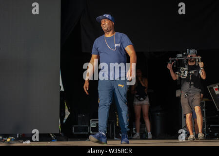 Grandmaster Flash sur scène au Festival NASS 2019 Banque D'Images