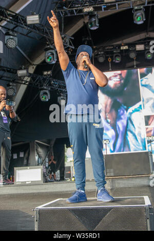 Grandmaster Flash sur scène au Festival NASS 2019 Banque D'Images