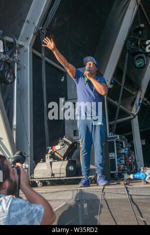 Grandmaster Flash sur scène au Festival NASS 2019 Banque D'Images