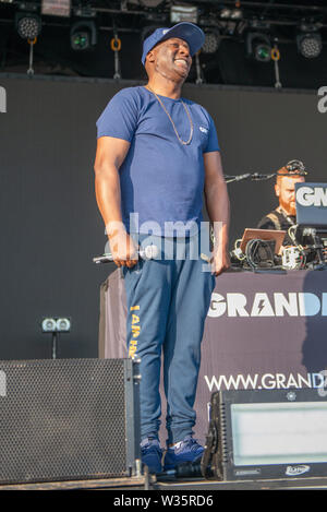 Grandmaster Flash sur scène au Festival NASS 2019 Banque D'Images