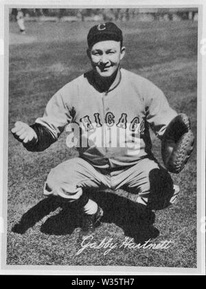 Baseball Gabby Hartnett dans photo souvenir Banque D'Images