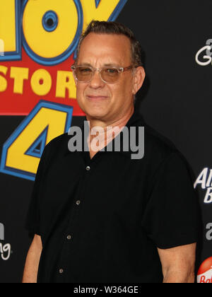 Le Disney's "Toy Story 4" Première mondiale tenue au El Capitan Theatre à Hollywood, Californie. Avec : Tom Hanks Où : Los Angeles, California, United States Quand : 12 Jun 2019 : Crédit M. Adriana Barraza/WENN.com Banque D'Images