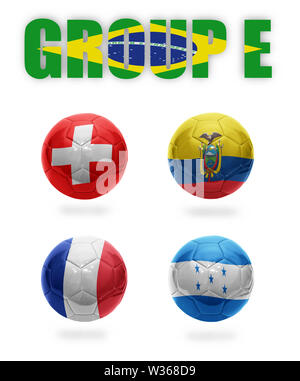 Différents types de drapeaux de pays comme une balle. Vous pouvez utiliser ce groupes sur vôtre l'école ou d'une équipe. Banque D'Images