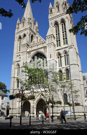 Cathédrale de Truro, une cathédrale anglicane à Cornwall Banque D'Images