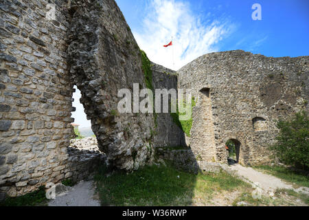 L'ancienne forteresse de Stari Bar, Monténégro. Banque D'Images