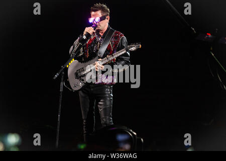 Milan, 12 juillet. MUSE live effectue @ Stadio Giuseppe Meazza di San Siro, Milan. Copyright Davide Merli | Alamy Banque D'Images