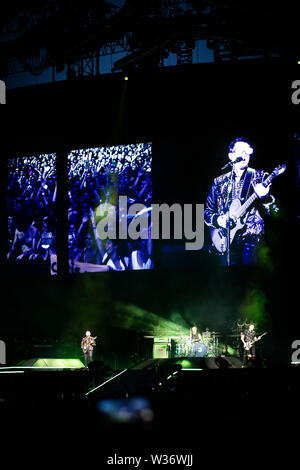 Milan, 12 juillet. MUSE live effectue @ Stadio Giuseppe Meazza di San Siro, Milan. Copyright Davide Merli | Alamy Banque D'Images