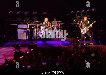 Milan, 12 juillet. MUSE live effectue @ Stadio Giuseppe Meazza di San Siro, Milan. Copyright Davide Merli | Alamy Banque D'Images