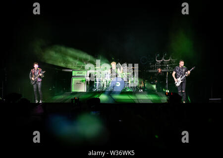 Milan, 12 juillet. MUSE live effectue @ Stadio Giuseppe Meazza di San Siro, Milan. Copyright Davide Merli | Alamy Banque D'Images