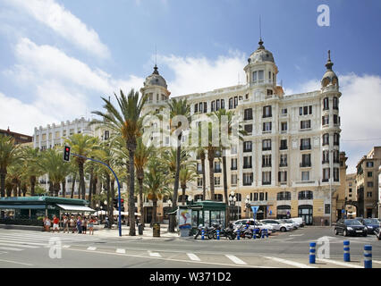 Casa Carbonell à Alicante. Espagne Banque D'Images