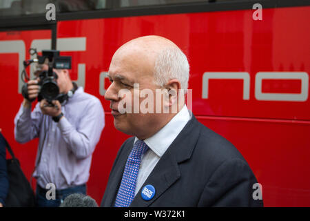 Les départs à la suite de Boris Johnson's management lancent une campagne pour devenir le chef du parti conservateur. Avec : Ian Duncan Smith Où : London, Royaume-Uni Quand : 12 Jun 2019 Credit : Wheatley/WENN Banque D'Images