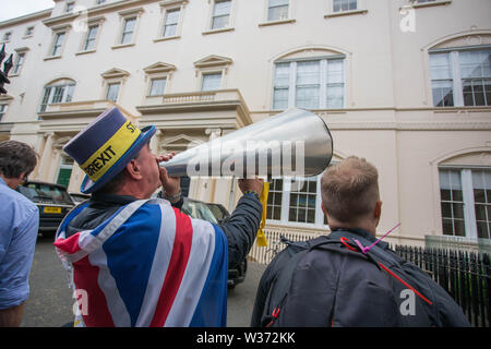 Les départs à la suite de Boris Johnson's management lancent une campagne pour devenir le chef du parti conservateur. Avec : Steve Bray Où : London, Royaume-Uni Quand : 12 Jun 2019 Credit : Wheatley/WENN Banque D'Images