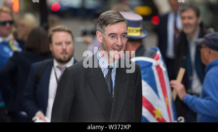 Les départs à la suite de Boris Johnson's management lancent une campagne pour devenir le chef du parti conservateur. Avec : Jacob Rees-Mogg Où : London, Royaume-Uni Quand : 12 Jun 2019 Credit : Wheatley/WENN Banque D'Images