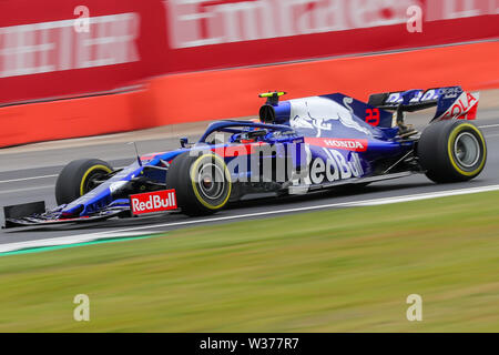 Circuit de Silverstone. Northampton, Royaume-Uni. Le 13 juillet, 2019. FIA Formula 1 Grand Prix de Grande-Bretagne, de Qualification Day ; Alexander Albon au volant de sa Red Bull Toro Rosso STR14 Honda : Action Crédit Plus Sport/Alamy Live News Banque D'Images