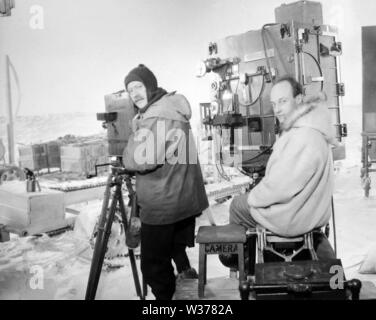 Tournage de 'Scott' de l'Antarctique publié en 1948 Banque D'Images