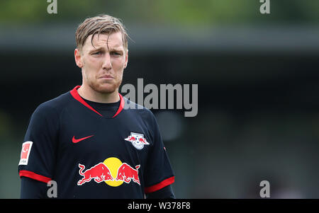 12 juillet 2019, l'Allemagne (allemand), Leipzig : Soccer, test matches : RB Leipzig - FC Zürich : Leipzig's Emil Forsberg. Photo : Ronny Hartmann/dpa Banque D'Images