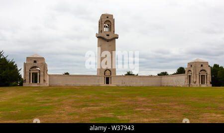 Mémorial National Australien de Villers-Bretonneux, près de Somme, France Banque D'Images