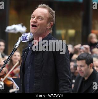 Sting 2010 Photo de John Barrett/CelebrityArchaeology.com Banque D'Images